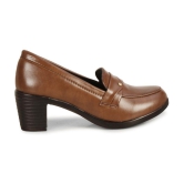 Ishransh - Brown Women''s Pumps Heels - None