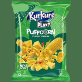 Kurkure Playz Puffcorn - Yummy Cheese, Namkeen, 80 G