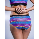 Women's Hipster Briefs - Botswana Blues-L