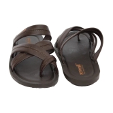 Aerowalk - Brown Mens Thong Flip Flop - None