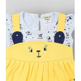 NammaBaby - Yellow Cotton Blend Baby Girls Dress ( Pack of 1 ) - None