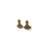 Stone Jhumka Earrings