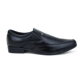 Action Office Artificial Leather Black Formal Shoes - None