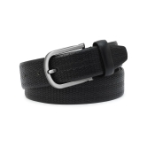 Loopa - Black 100% Leather Mens Formal Belt ( Pack of 1 ) - None