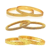 YouBella Fashion Jewellery Stylish Bangles Combo for Girls and Women - None