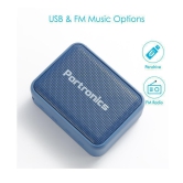 Portronics Dynamo:Portable Bluetooth Speaker with FM ,Blue (POR 737) - Blue