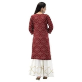 Monika Fashion Red Color Kurta White Shrara Kurta Shrara Dress for Girls & Women