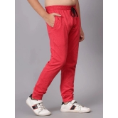 Diaz Red Cotton Blend Boys Trackpant ( Pack of 1 ) - None