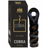 ST.JOHN Cobradorant Sport 150ml*2 & Cobra 15ml Deodorant Spray & Perfume for Men (315ml) Pack of 3