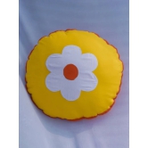 Round Flower Patch Cushion