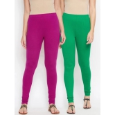 Pack of 2 Solid Churidar Length Legging