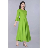 SIPET - Green Rayon Womens Anarkali Kurti ( Pack of 1 ) - None