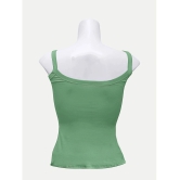 Radprix Cotton Camisoles - Green Single - None