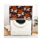 E-Retailer Single Polyester Brown Washing Machine Cover for Universal Front Load - Brown