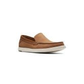 CLARKS TAN MEN BRATTON LOAFER LOAFERS