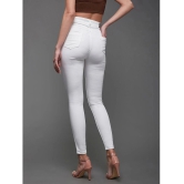 Miss Chase - White Denim Skinny Fit Womens Jeans ( Pack of 1 ) - None