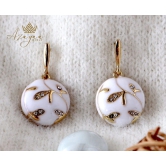 Azayaa World Gold Western Round Earring