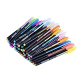 ART 48 Pc Gel Pens Set Color Gel Pens ,Glitter, Metallic , Neon Pens Set suoerfine Nib Sketch Pens  (Set of 1, Multicolor)