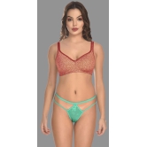 Madam - Red Cotton Blend Lightly Padded Womens Everyday Bra ( Pack of 1 ) - None