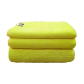 SOFTSPUN Single Microfibre Bath + Hand + Face Towel Set Yellow - Yellow