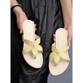 Shoetopia Yellow Womens Flats - None