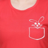 NEO GARMENTS Women's Cotton Round Neck T-shirt -RABBIT. | SIZE FROM S-32