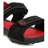 Campus - Black Mens Floater Sandals - None