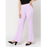 Smarty Pants - Lavender Polyester Flared Womens Formal Pants ( Pack of 1 ) - None