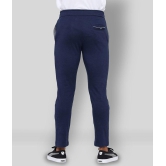 MAD TEE - Navy Blue Cotton Blend Men's Trackpants ( Pack of 1 ) - M