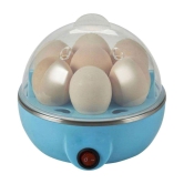 Presto Egg Boiler Electric Automatic Off 7 Egg Poacher for Steaming, Cooking Also Boiling and Frying, Multi Colour