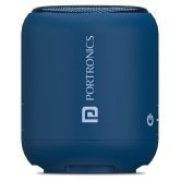 Portronics Sound Drum 1:10W TWS Portable Bluetooth Speaker ,Blue (POR 1327) - Blue