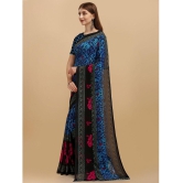 LEELAVATI - Blue Georgette Saree With Blouse Piece ( Pack of 1 ) - Blue