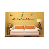 Print Mantras Wall Stickers Beautiful  Birds on a Tree Branch â?¦ Nature Sticker ( 50 x 140 cms )