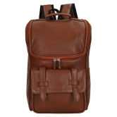 Leather World Tan Leather College Bag