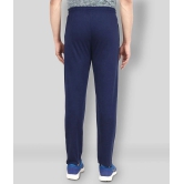 NEUVIN - Navy Cotton Mens Trackpants ( Pack of 1 ) - XL