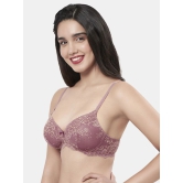 Amante Rose Gold Nylon Lightly Padded Womens Everyday Bra ( Pack of 1 ) - None