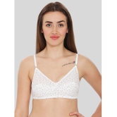 ILRASO - White Cotton Non Padded Women's T-Shirt Bra ( Pack of 1 ) - None