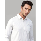 UrbanMark Cotton Blend Slim Fit Solids Full Sleeves Mens Casual Shirt - White ( Pack of 1 ) - None