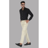 Charlie Carlos - Beige Cotton Blend Slim - Fit Mens Formal Pants ( Pack of 1 ) - None