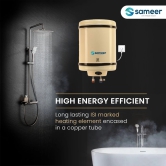 Sameer 10 L Storage Water Geyser (Ivory Inferno Storage Geyser, Off- White)