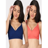 IN CARE LINGERIE - Multicolor Cotton Non Padded Women's Everyday Bra ( Pack of 2 ) - None