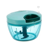 FITG0 MINI CHOPPER 01 Green Plastic Mannual Chopper 450 ml ( Pack of 1 ) - Green