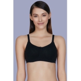 Amante Cotton T-Shirt Bra - Black Single - 36B