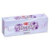 HEM Vanilla Incense Sticks - Pack of 6 (20 Sticks Each)-Pack of 1