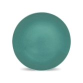 Ceramic Dining Matte Eurasian Teal Green Ceramic 7Inchs Quarter Plates- Set of 4