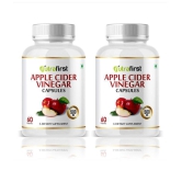 NutraFirst Apple Cider Vinegar Capsules, for weight management, enriched with Apple cider vinegar Extract, Vegeterian Capsule, 1B (2 x 120 Capsules)