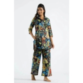 Label Flavia Multi Color Printed Pant Top Set - None