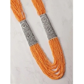 YOUBELLA Orange Alloy Necklace ( Pack of 1 ) - Orange