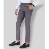 SREY - Grey Polycotton Slim - Fit Men's Chinos ( Pack of 2 ) - None