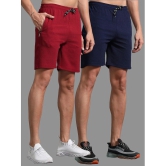 JILZ Multi Polyester Mens Shorts ( Pack of 2 ) - None